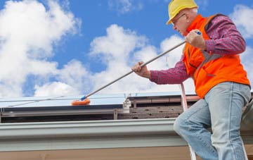 Troopers Inn soft wash roof cleaning